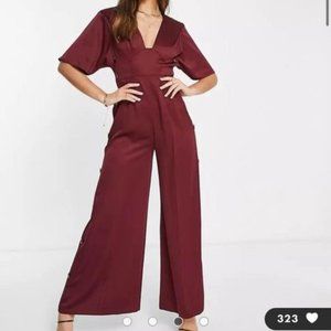 Maroon Jumpsuit